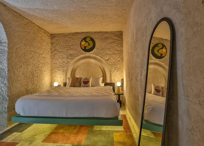 住宿加早餐酒店 Eka Cave Maison Authentic Cave Boutique In Cappadocia Village 内夫谢希尔